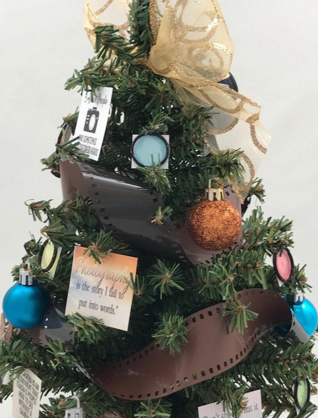 Photography / Photographer Themed 18" Christmas Tree