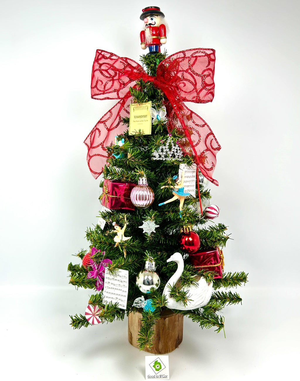 Nutcracker Ballet Themed 18" Christmas Tree