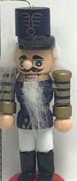 Miniature Wooden Nutcracker Ornaments