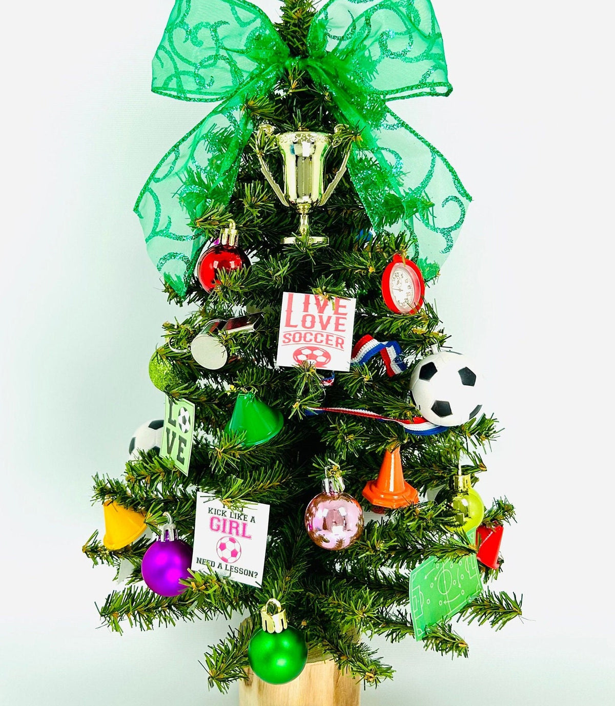 Soccer / Girls' Soccer 18" Themed Christmas Tree