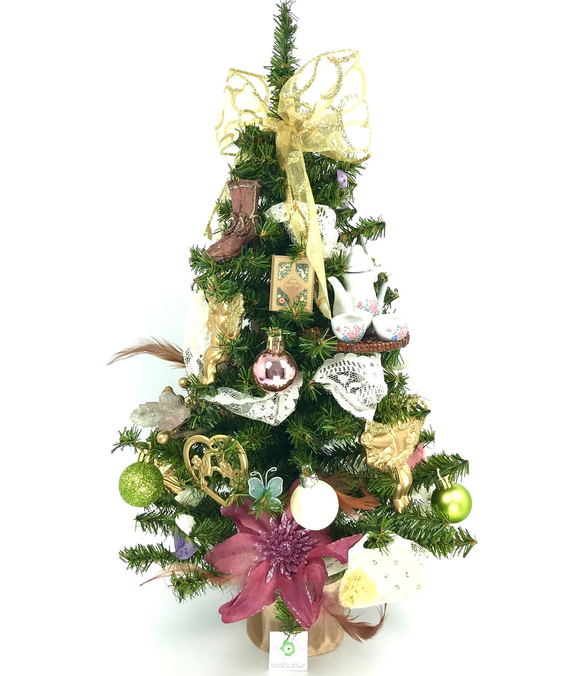 Victorian Themed 18" Christmas Tree