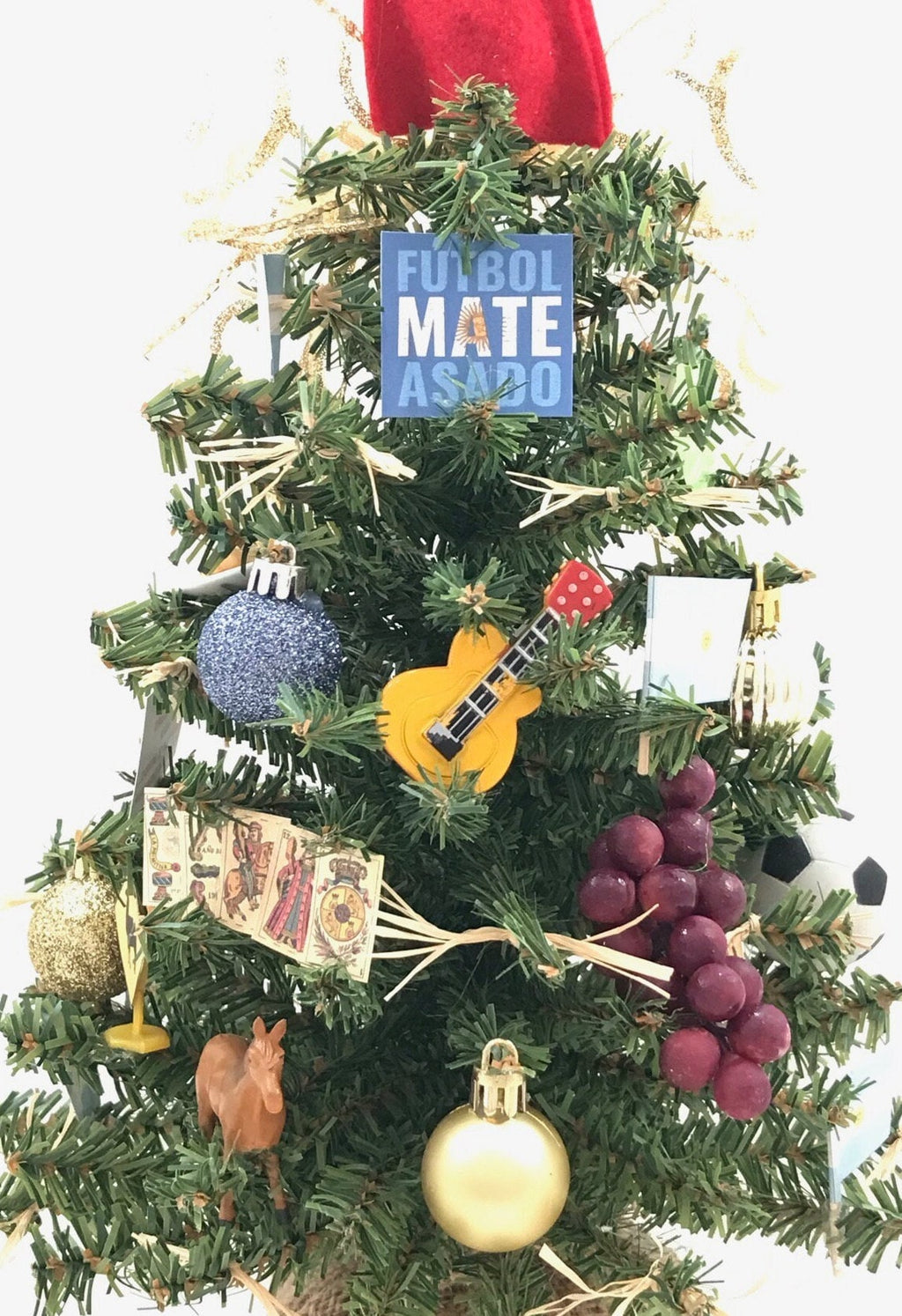 Argentina Themed 18" Christmas Tree