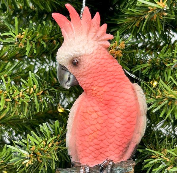 Pink Cockatoo Ornament