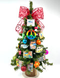 1960's Groovy Themed 18" Christmas Tree