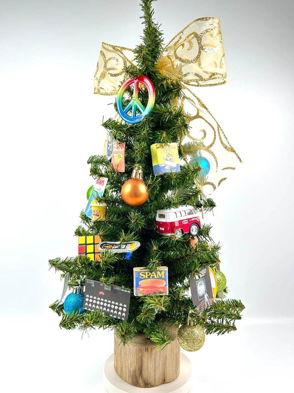 1970's Themed 18" Christmas Tree