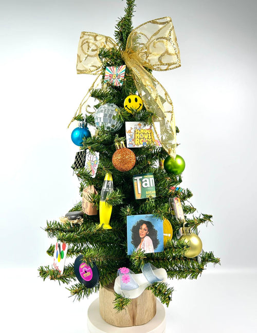 1970's Themed 18" Christmas Tree