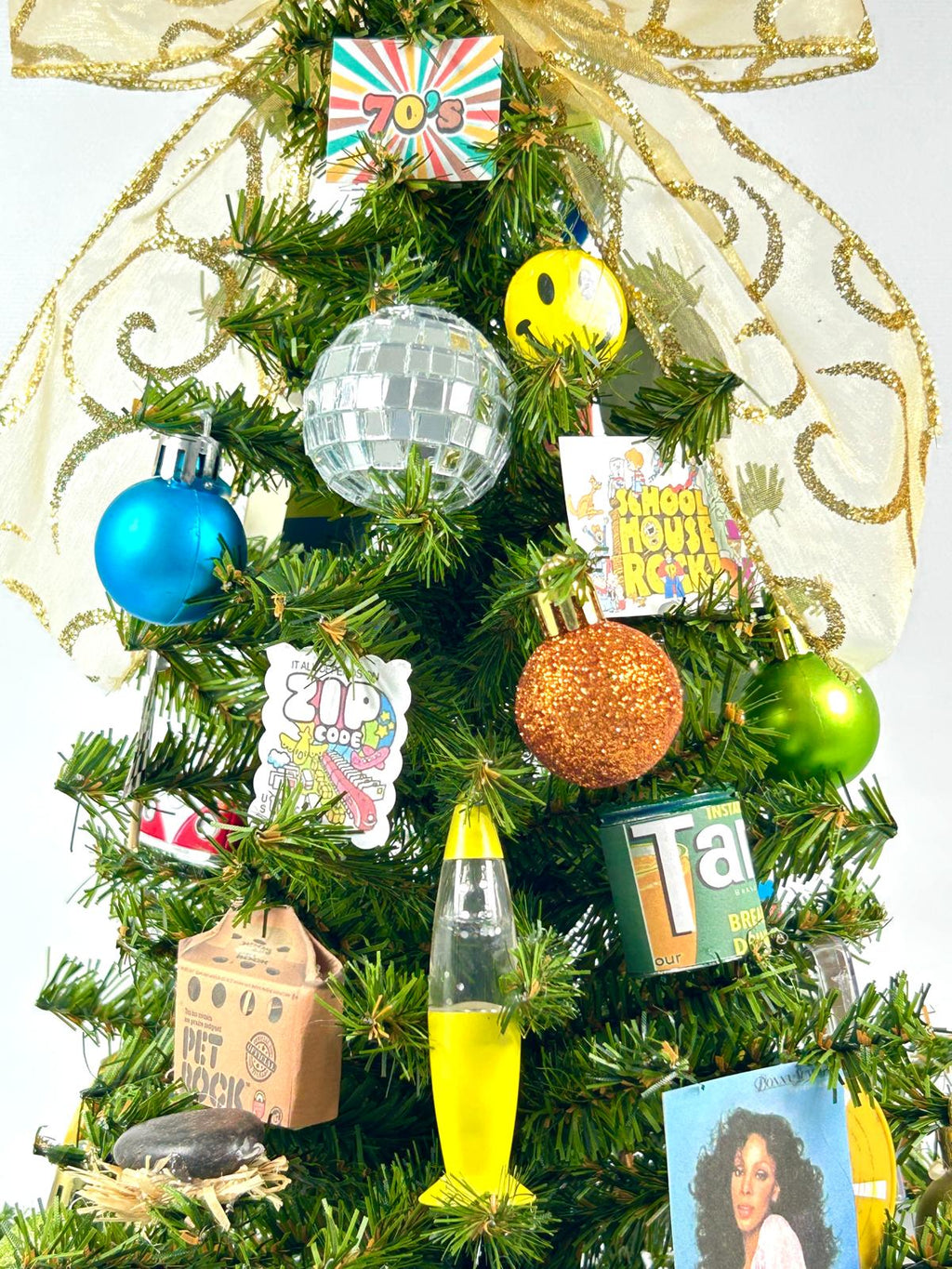 1970's Themed 18" Christmas Tree