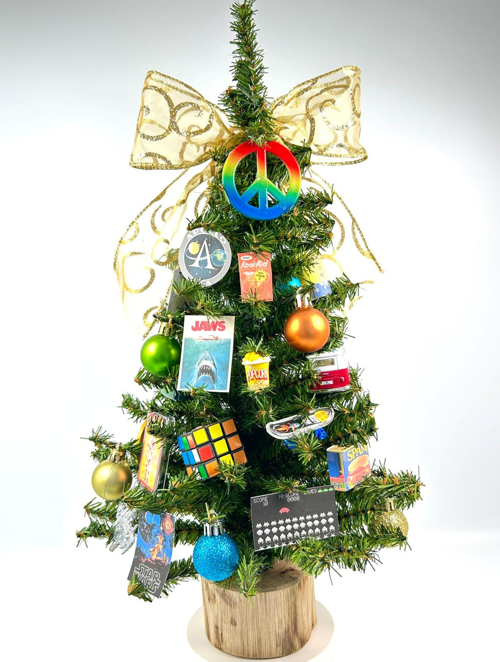 1970's Themed 18" Christmas Tree