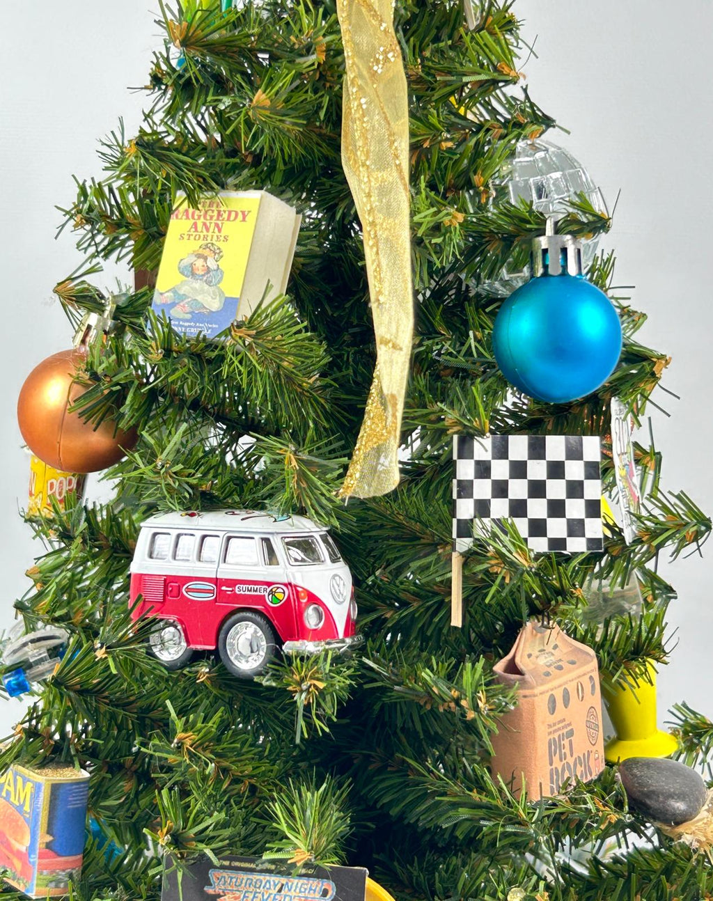 1970's Themed 18" Christmas Tree