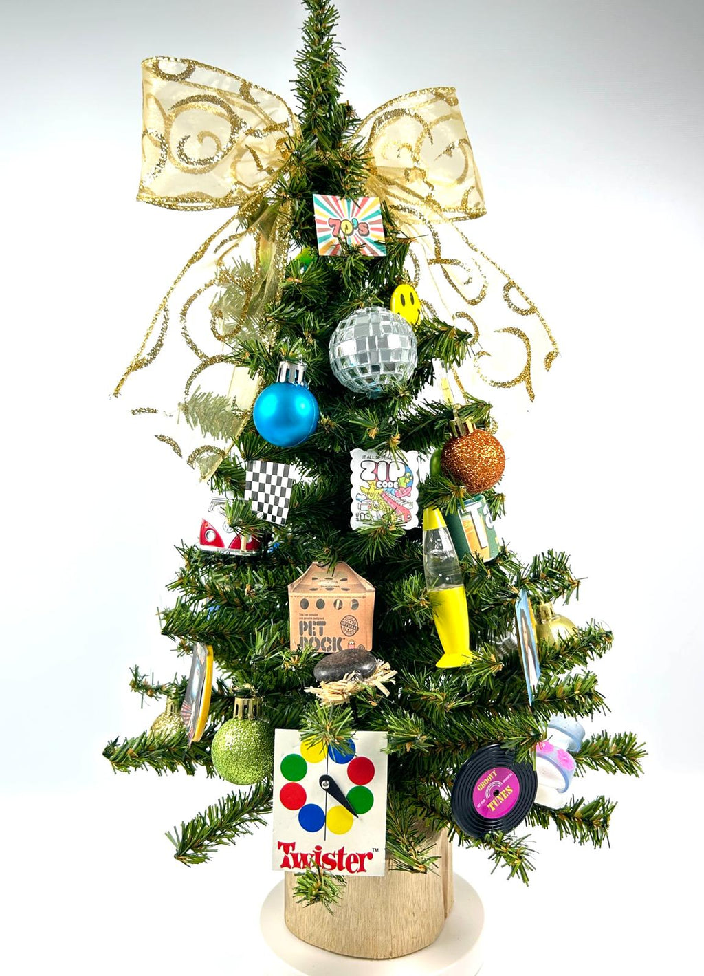 1970's Themed 18" Christmas Tree