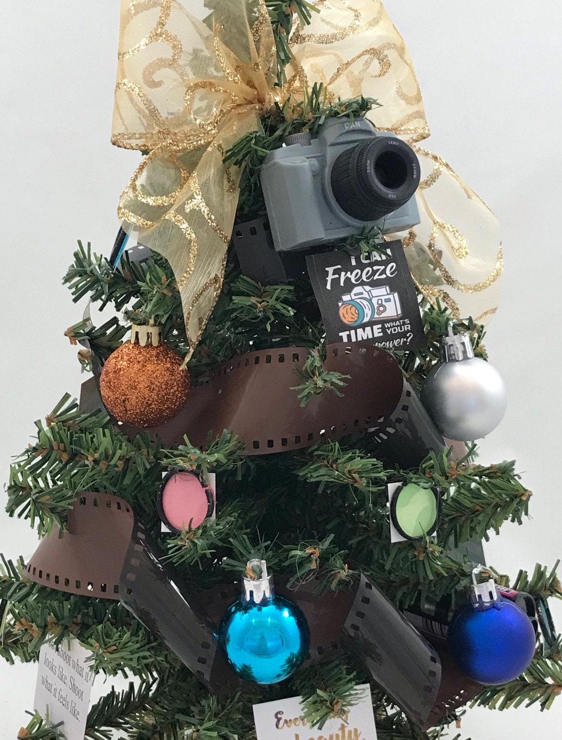 Photography / Photographer Themed 18" Christmas Tree