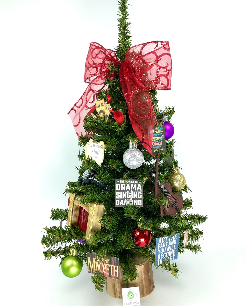 Drama / Acting  Themed 18" Christmas Tree