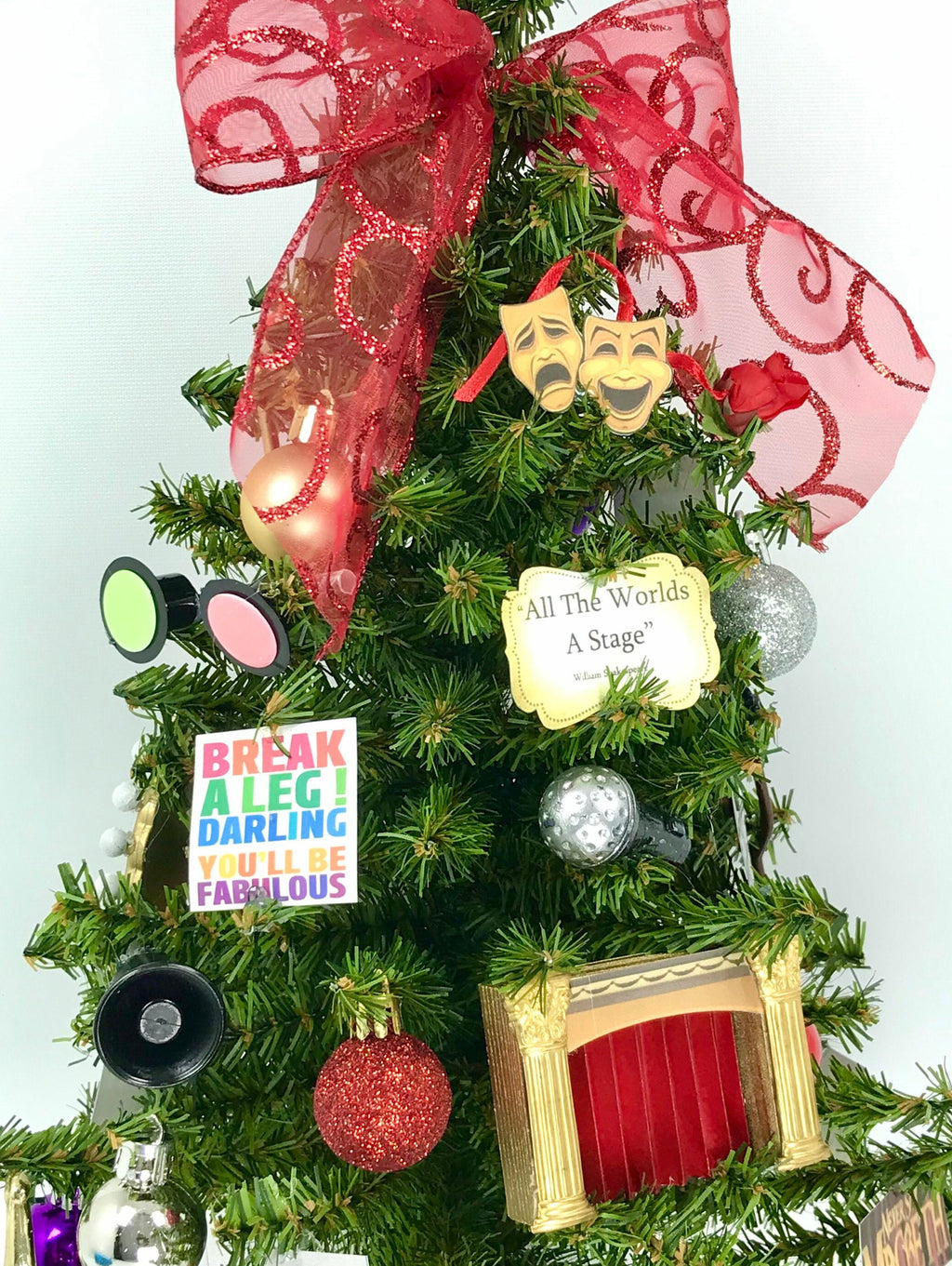 Drama / Acting  Themed 18" Christmas Tree