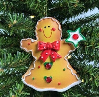 Gingerbread Cookie Ornaments (4 Styles)