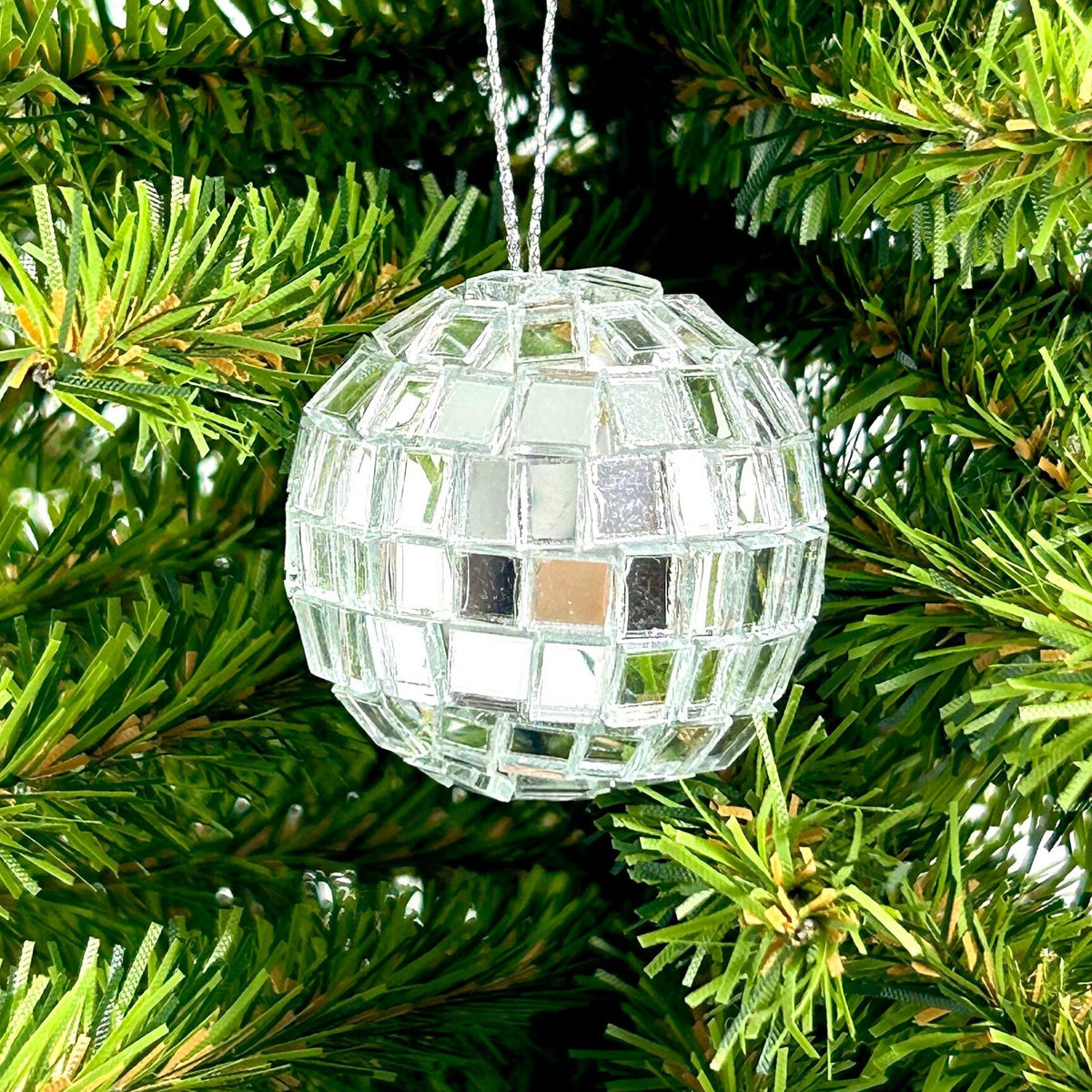 Disco Mirrored Ball Ornament