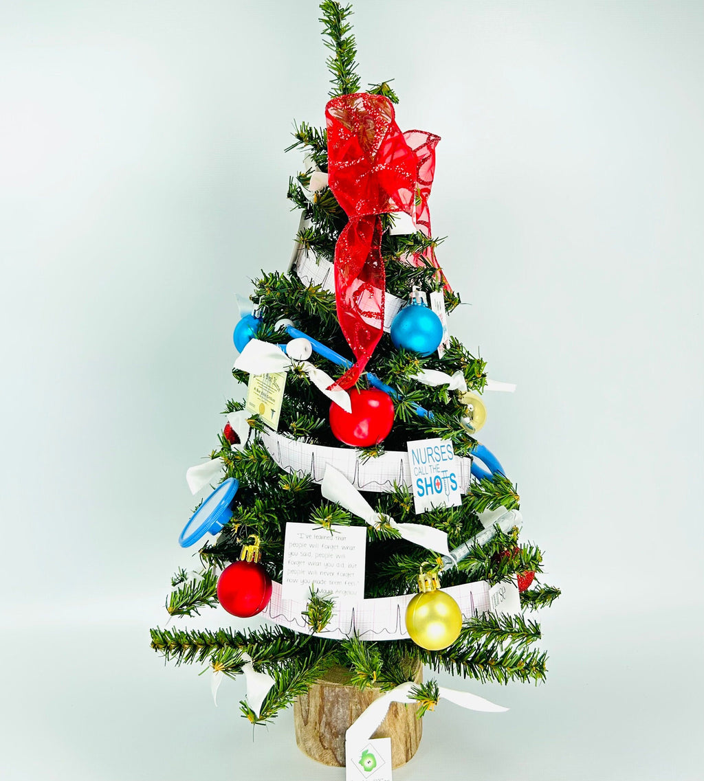 Nurse Themed 18" Christmas Tree
