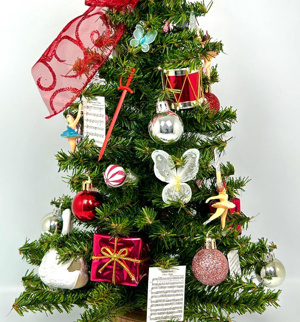 Nutcracker Ballet Themed 18" Christmas Tree