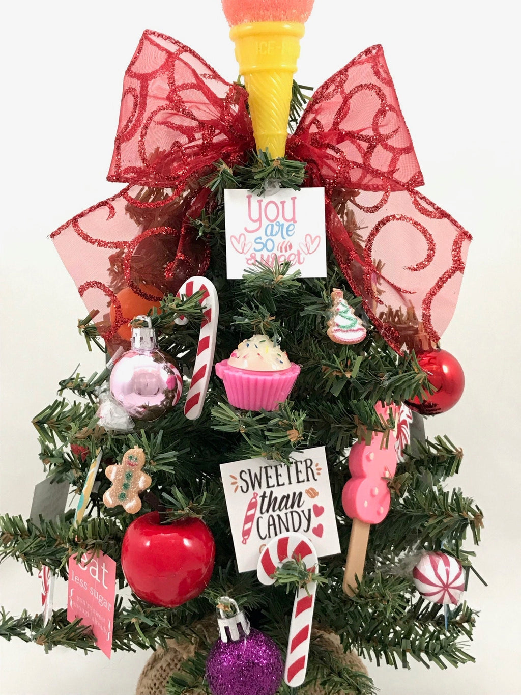 Sweet / Candy Themed 15" Christmas Tree