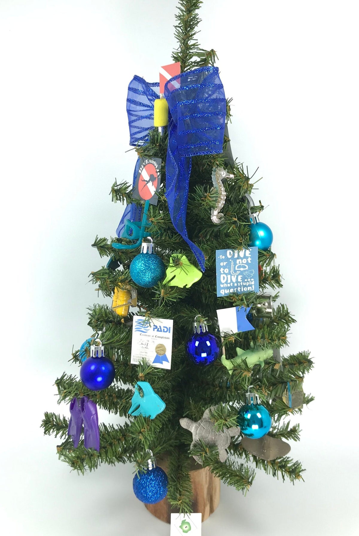 Diving / Diver Themed 18" Christmas Tree