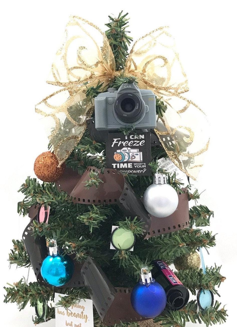 Photography / Photographer Themed 18" Christmas Tree