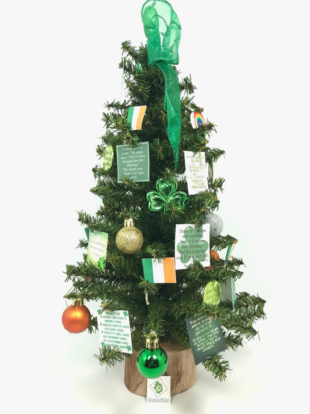 Ireland / Irish Themed 18" Christmas Tree