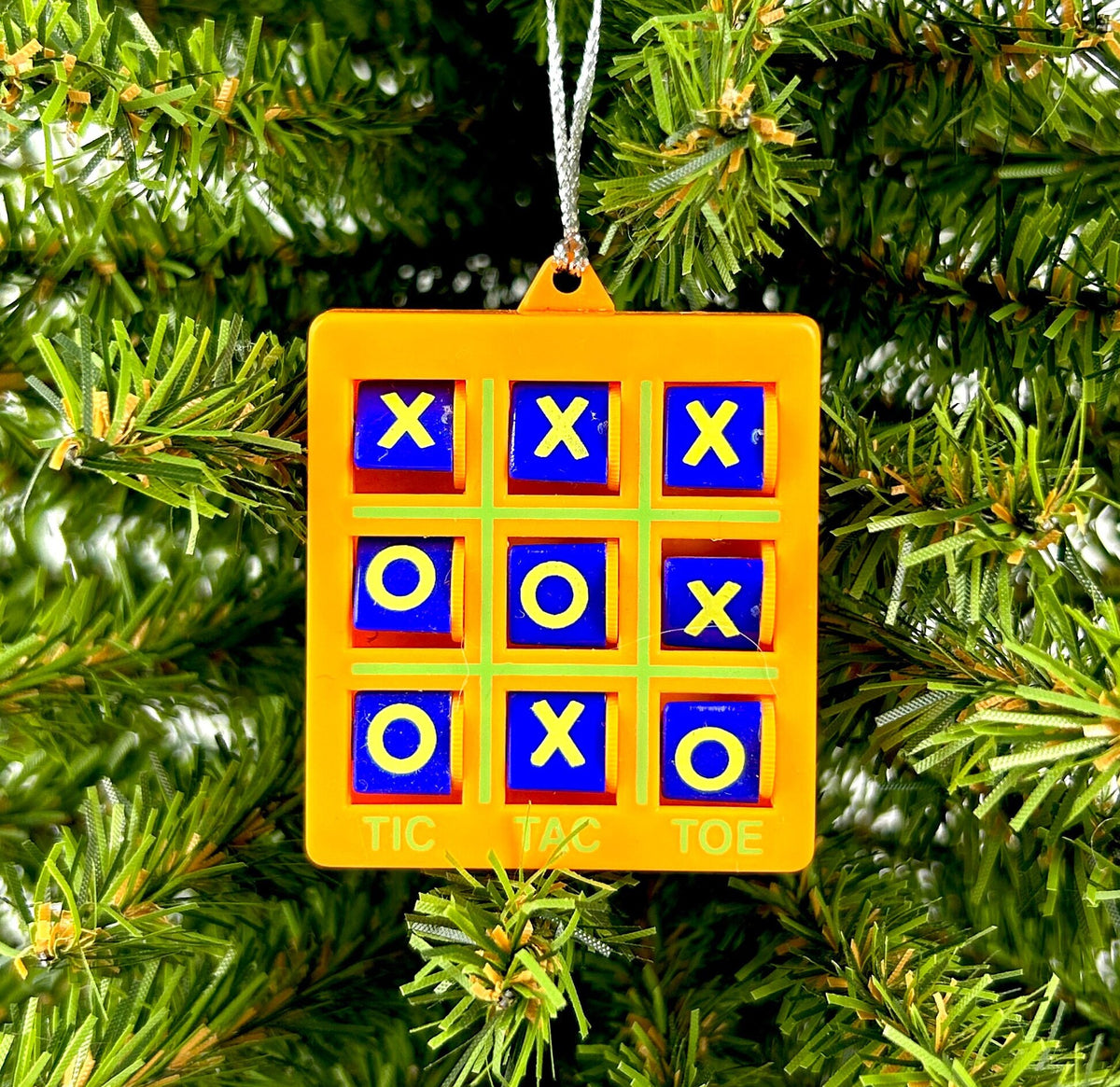 Tic-Tac-Toe Game Ornament (4 colors)