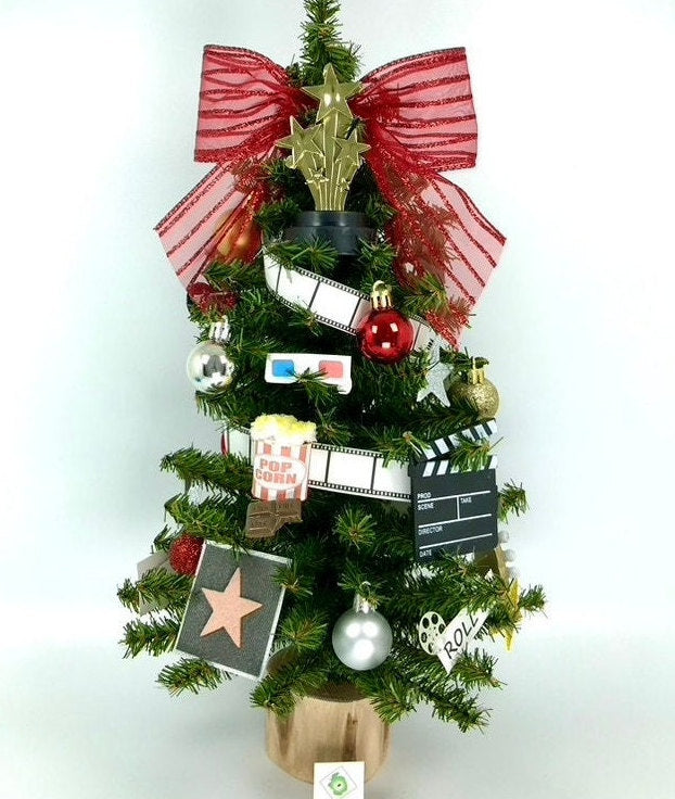Hollywood / Movies / Film Themed 18" Christmas Tree