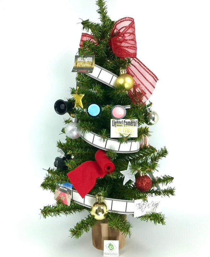 Hollywood / Movies / Film Themed 18" Christmas Tree