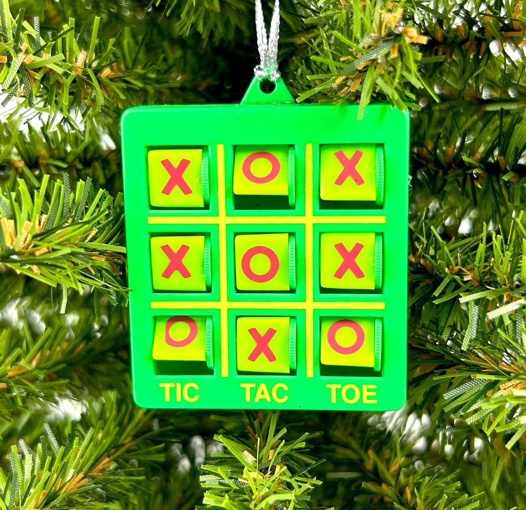 Tic-Tac-Toe Game Ornament (4 colors)