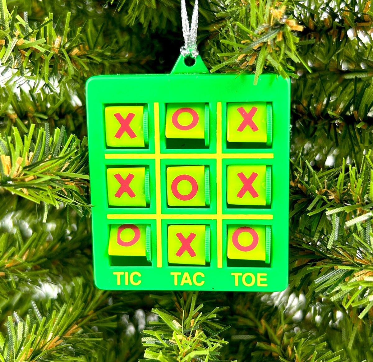 Tic-Tac-Toe Game Ornament (4 colors)