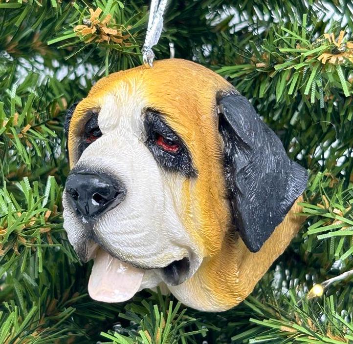 Saint Bernard Ornament / St. Bernard Dog Ornament