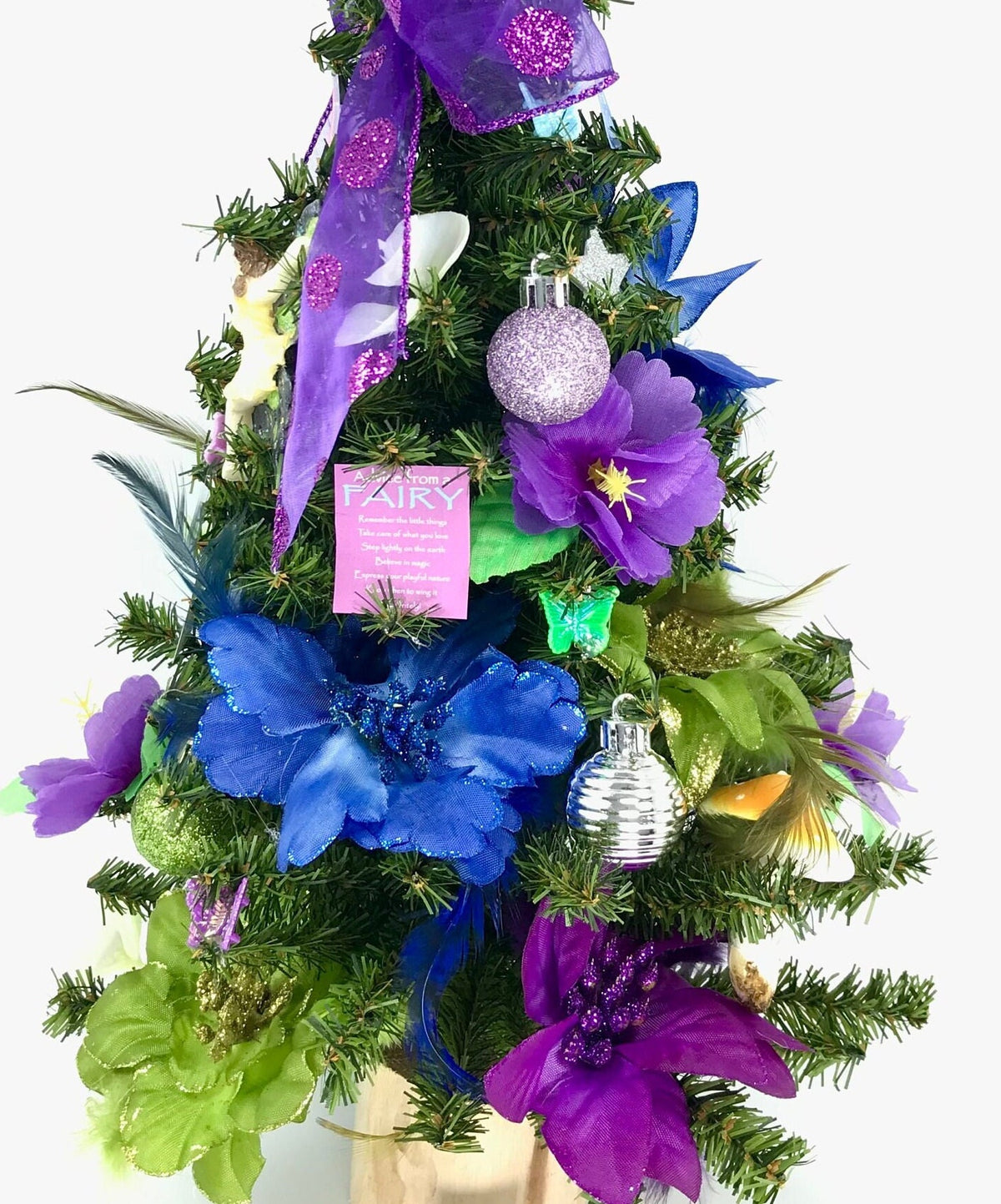 Fairies / Fairy Garden / Unicorn Themed 18" Christmas Tree