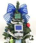 IT Support / Computer Tech Themed 18" Christmas Tree