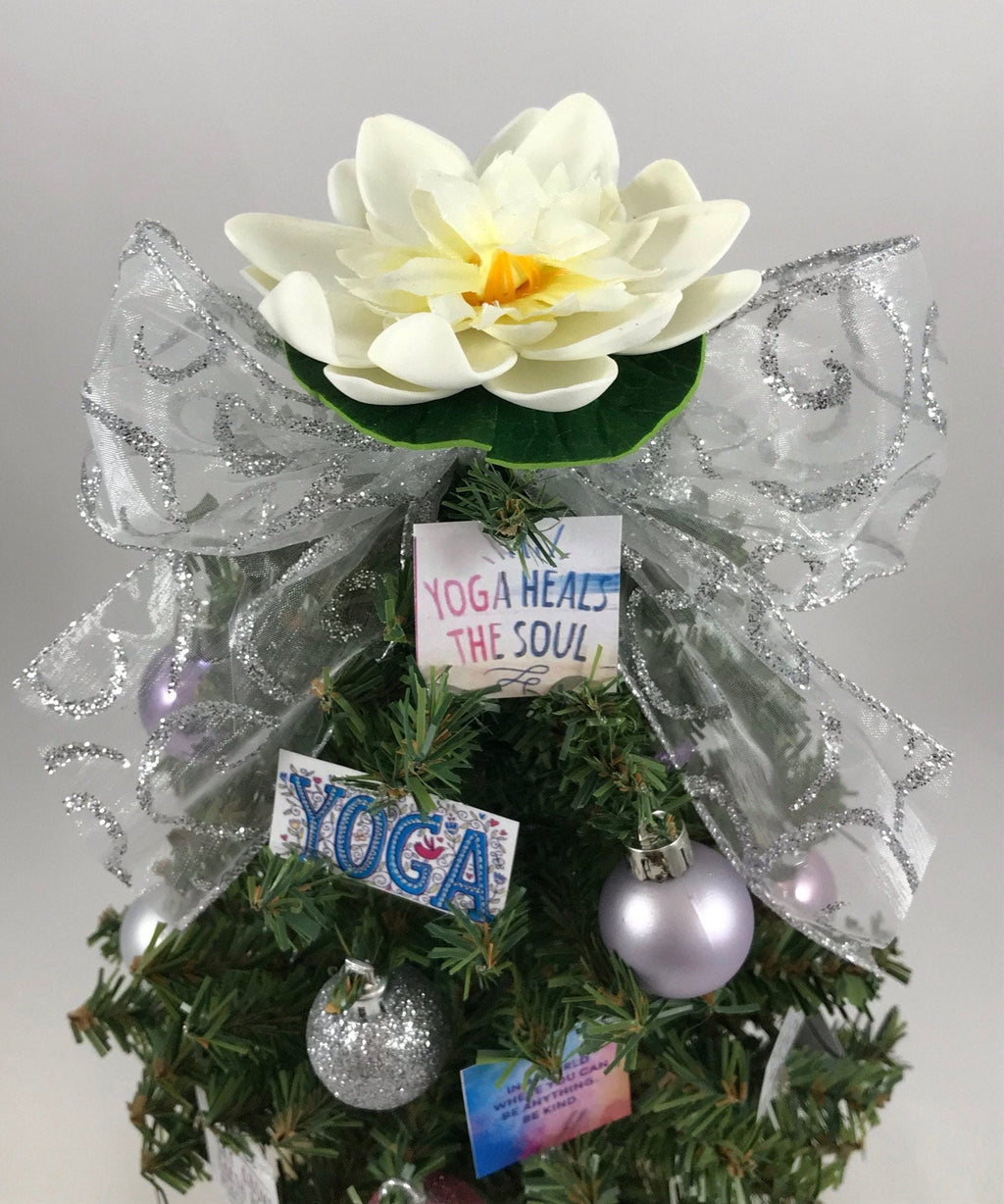 Yoga Themed 18" Christmas Tree