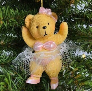 Ballerina Bear Ornaments