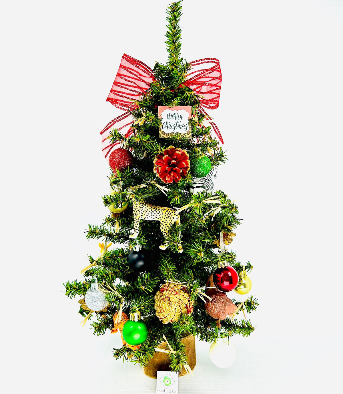 Wild Christmas / Wild Animals / Jungle Themed 18" Christmas Tree