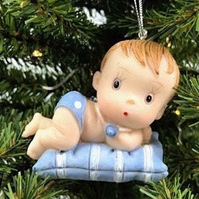Baby on Pillow Ornament