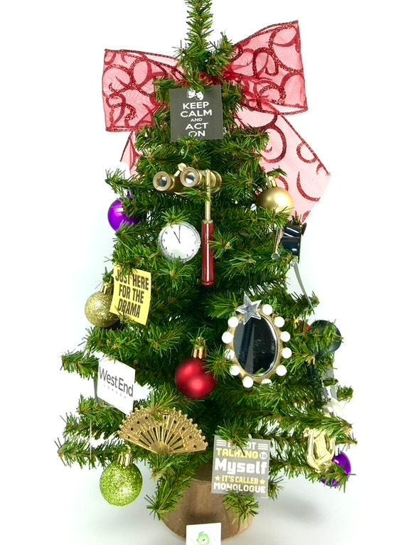 Drama / Acting  Themed 18" Christmas Tree