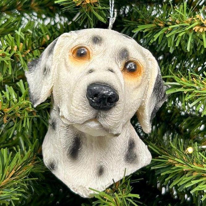 Dalmatian Dog Face Ornament