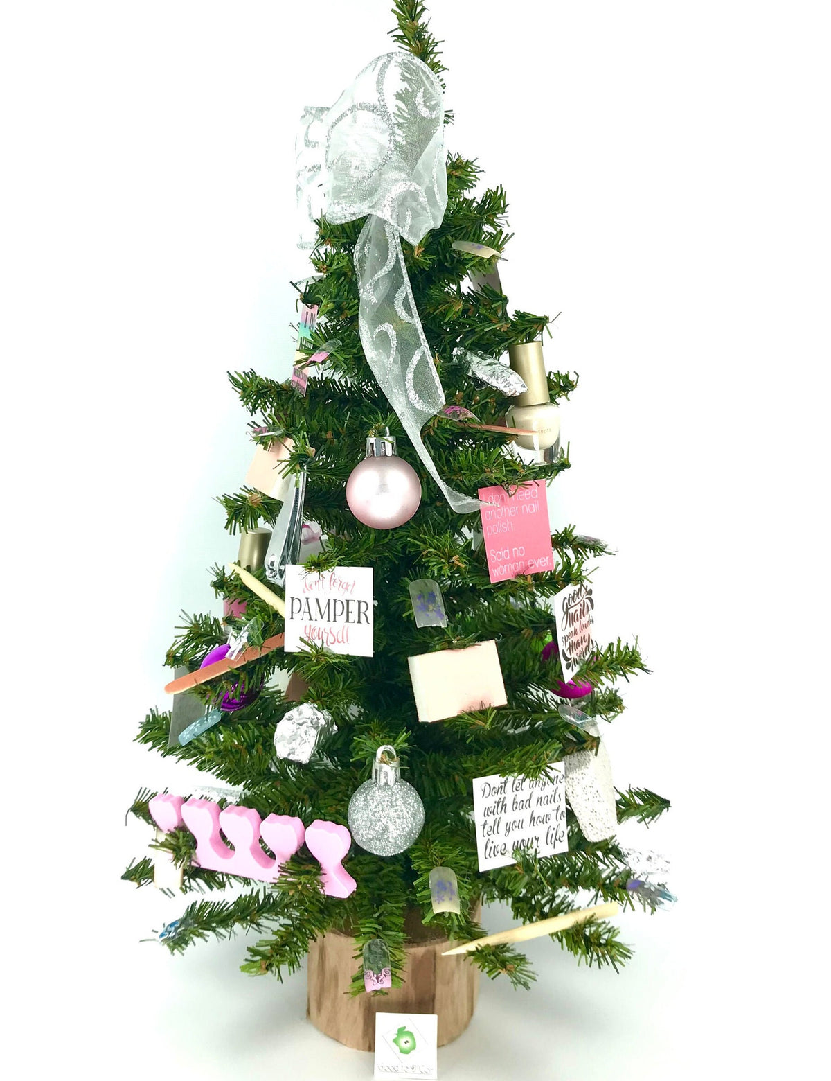 Nail Salon  / Manicurist Themed 18" Christmas Tree