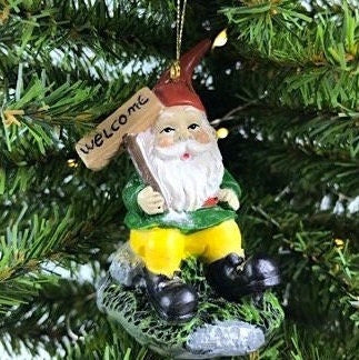 Garden Gnome Ornaments (3 styles available)
