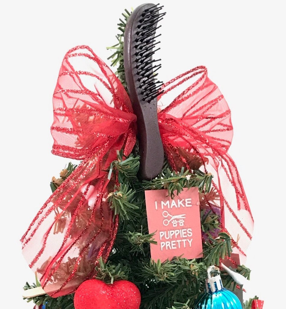 Dog Groomer Themed 18" Christmas Tree