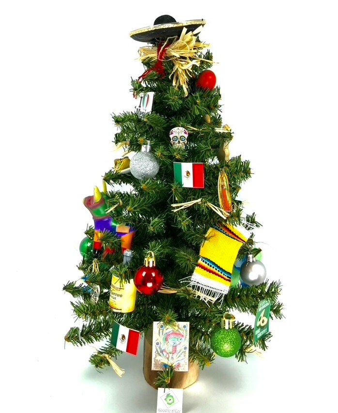 Mexico / Mexican Themed 18" Christmas Tree