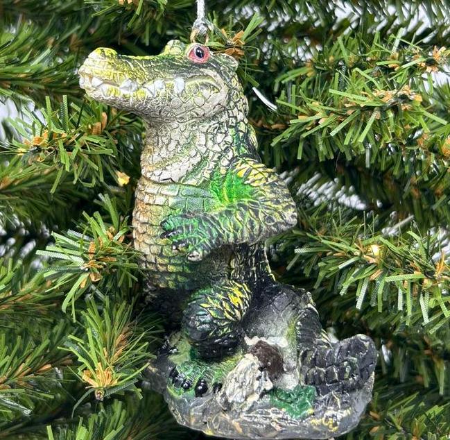 Fun Gator Ornaments (2 variations)
