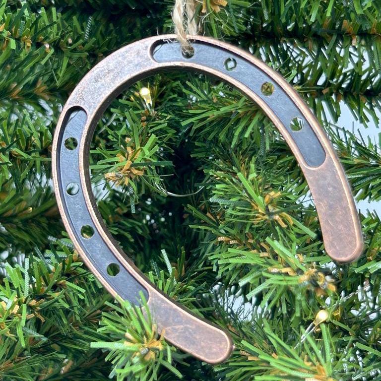 Metal Horseshoe Ornament