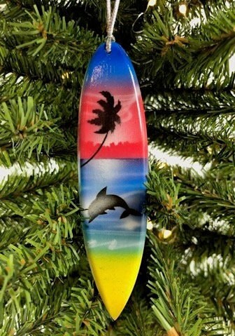 Surfboard Ornament (Various designs available)