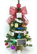 School Pre-K / Preschool Teacher Themed 18" Christmas Tree