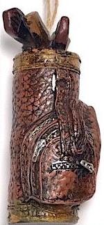 Golf Bag with Golf Clubs Ornament