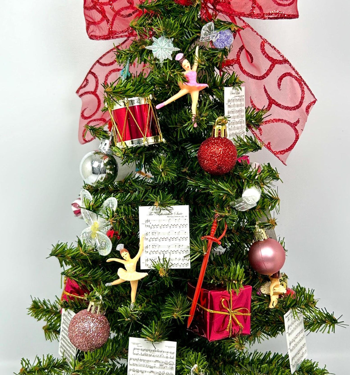 Nutcracker Ballet Themed 18" Christmas Tree