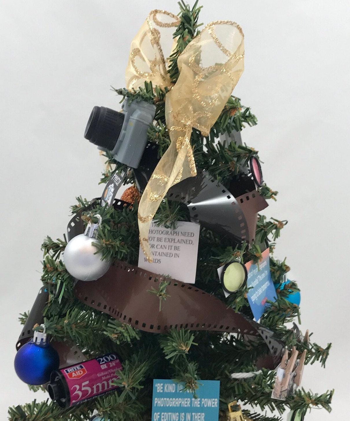 Photography / Photographer Themed 18" Christmas Tree
